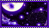 a purple night sky!