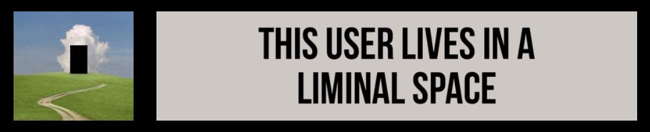 this user lives in a liminal space