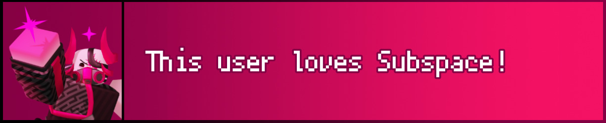 this user loves subspace!